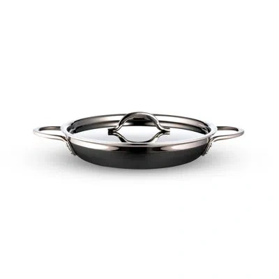 Bon Chef Stainless Steel Saute Pan With Lid In Black