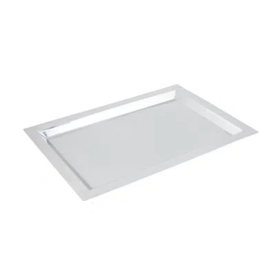 Bon Chef Tray, 13-1/8" X 18-7/8" X 7/8" Deep, Square, Stainless Steel
