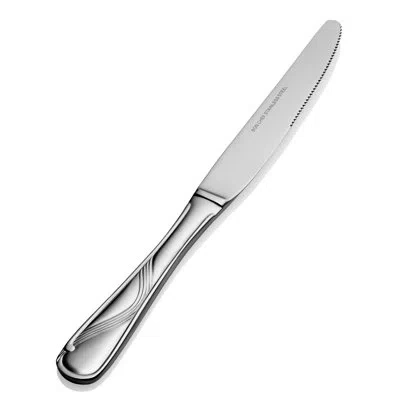 Bon Chef Wave Euro Solid Handle Dinner Knife