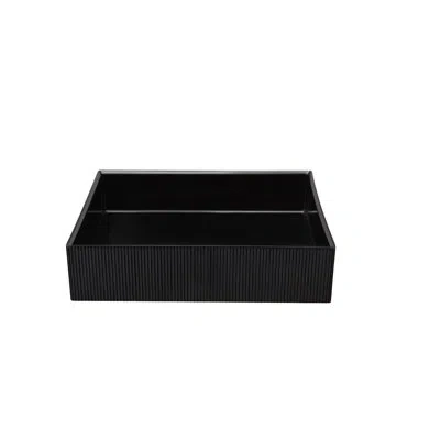 Bon Chef Wave Underliner For Cold Wave Platter In Black