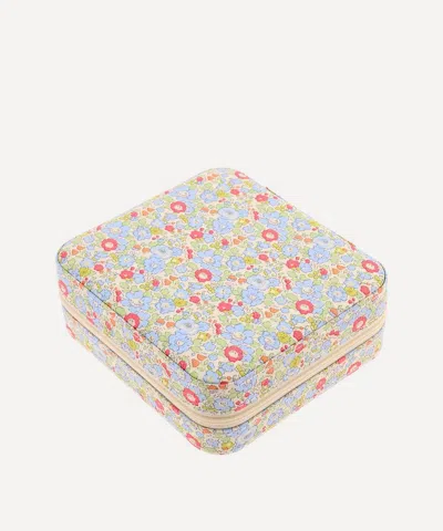 Bon Dep Betsy Ann Tana Lawn Cotton Octagon Jewellery Box In Multi