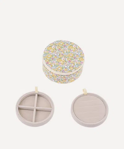 Bon Dep Betsy Ann Tana Lawn Cotton Round Jewellery Box