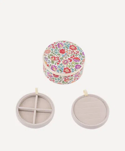 Bon Dep D'anjo Tana Lawn Cotton Round Jewellery Box