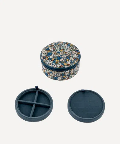 Bon Dep Emma Louise Tana Lawn Cotton Round Jewellery Box