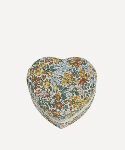 Bon Dep Penstemon Road Tana Lawn Cotton Heart Jewellery Box