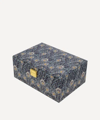 Bon Dep Queen Hera Tana Lawn Cotton Square Jewellery Box In Multi