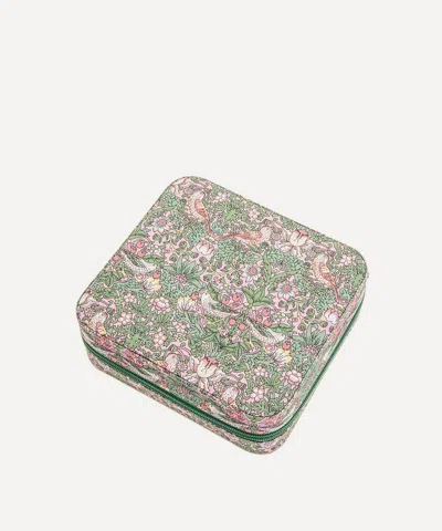 Bon Dep Strawberry Thief Tana Lawn Cotton Zipped Jewellery Box