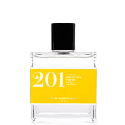 Bon Parfumeur 201 Green Apple Lily-of-the-valley Pea Eau De Parfum - 100ml In White