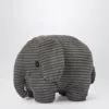 Bon Ton Toys Grey Velvet Elephant Plush 23 Cm In Gray