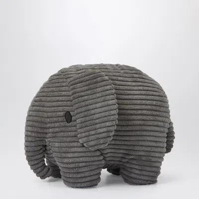 Bon Ton Toys Grey Velvet Elephant Plush 23 Cm In Gray