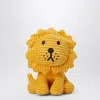 Bon Ton Toys Yellow Velvet Lion Plush 17 Cm In Yellow