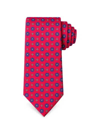 Bona Furtuna Geometric-print Tie In Red