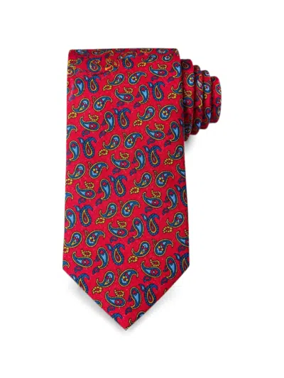 Bona Furtuna Paisley-pattern Tie In Red