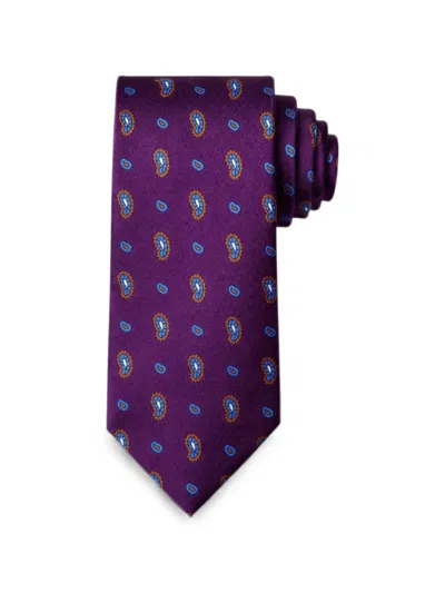 Bona Furtuna Paisley-print Tie In Purple