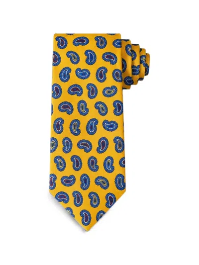 Bona Furtuna Paisley-print Tie In Yellow