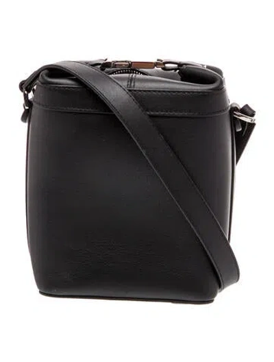 Pre-owned Bonastre Leather Crossbody Bag In Black