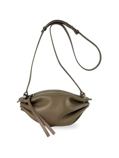 Bonastre Men's Bon-bon Leather Crossbody Bag In Brown