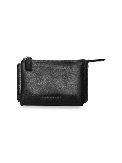 Bonastre Men's Cloud Holder Leather Mini Wallet In Black