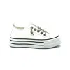 Bonavi Women's Harley Slip On Sneaker In White In White