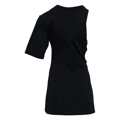 Bonbom Back Cutout Jersey Mini Dress In Black