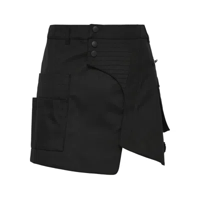 Bonbom Carpenter Mini Skirt In Black