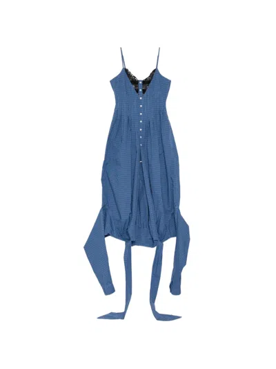 Bonbom Checked Shirt In Blue