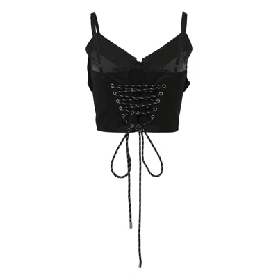 Bonbom Chest Cargo Pocket Top In Black