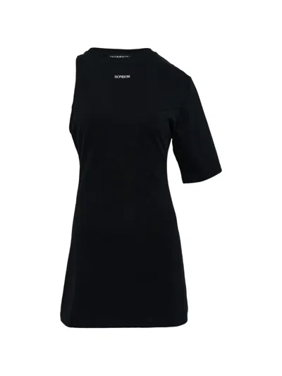 Bonbom Cut-out Jersey Mini Dress In Pink