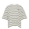Bonbom Frame Back Crop Half Sleeve T-shirt In White