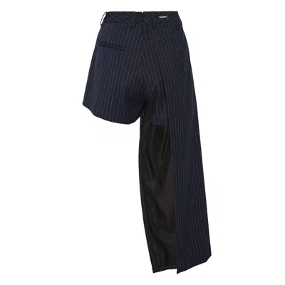 Bonbom Half Pleats Slacks In Multi