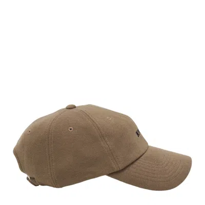 Bonbom Logo Embroided Ball Cap In Brown