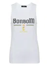Bonbom Logo-print Tank Top In White