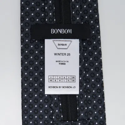 Bonbom Metal Logo Tie