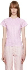 Bonbom Off-white & Pink Hara T-shirt In Bh22 T2