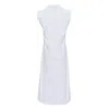 Bonbom Pulled Shoulder Maxi Dress In White