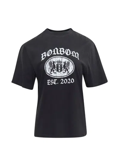 Bonbom Short-sleeve T-shirt In Black