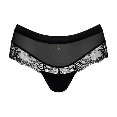 Bonbon Lingerie Women's Angelina Full Brief Black