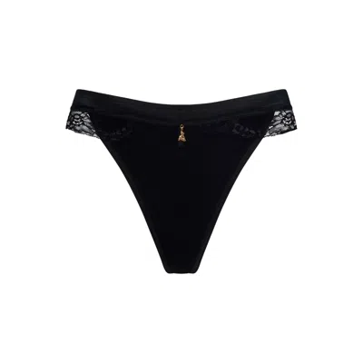 Bonbon Lingerie Women's Angelina Thong Black