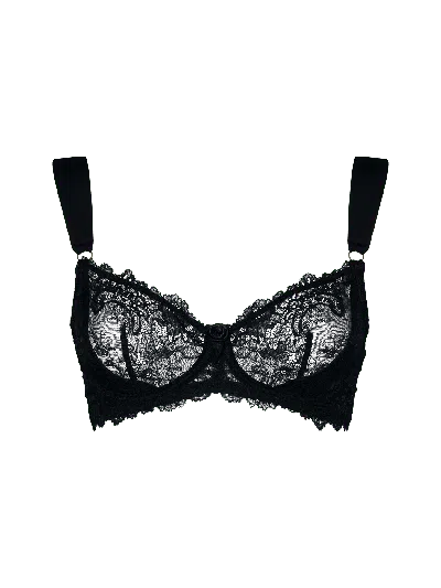 Bonbon Lingerie Women's Black Mistress Underwired Bra