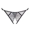Bonbon Lingerie Women's Black Shades Ouvert G-string In Black