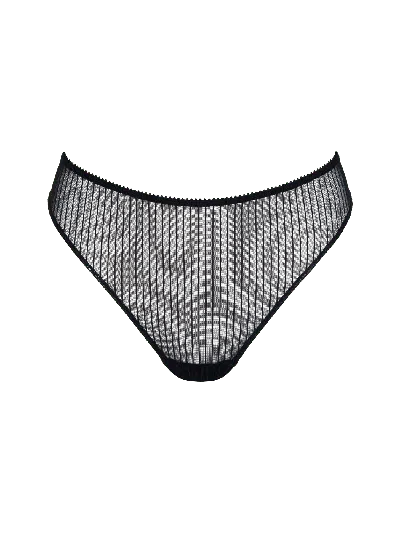 Bonbon Lingerie Women's Black Stardust Full Brief