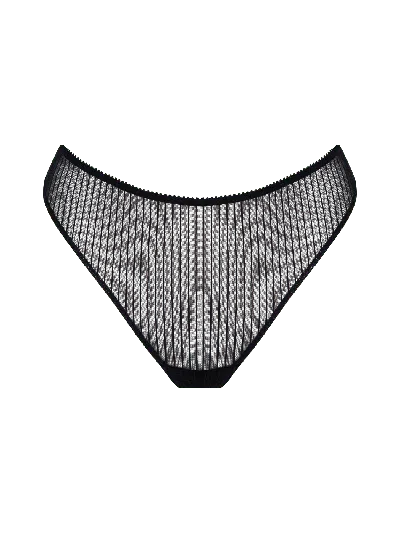 Bonbon Lingerie Women's Black Stardust Thong