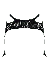 Bonbon Lingerie Women's Black Tru Suspender Belt In Black