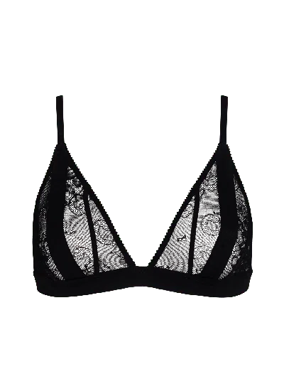 Bonbon Lingerie Women's Black Tru Triangle Bra