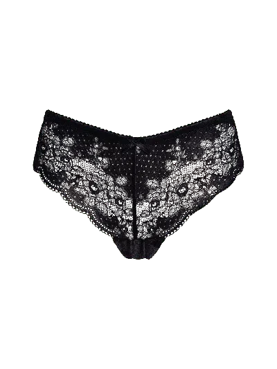 Bonbon Lingerie Women's Black Whispers Full Brief