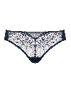 Bonbon Lingerie Women's Blue Coco Heart Full Brief In Blue