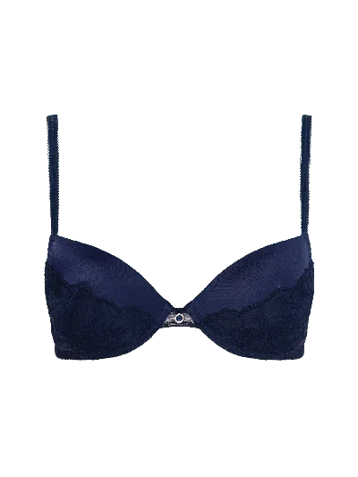 Bonbon Lingerie Women's Blue Coco Heart Push-up Bra