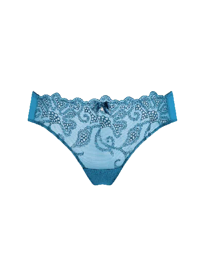Bonbon Lingerie Women's Blue Nixie Full Brief