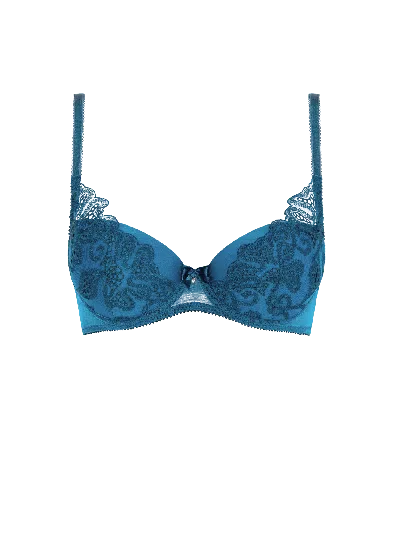 Bonbon Lingerie Women's Blue Nixie Push-up Bra