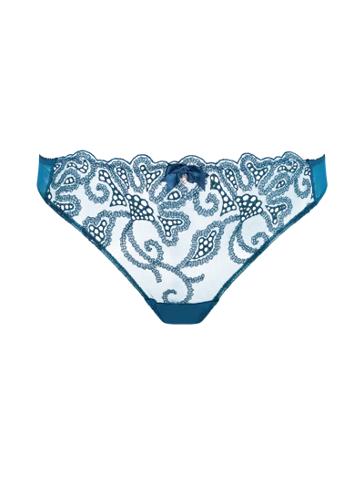 Bonbon Lingerie Women's Blue Nixie Thong